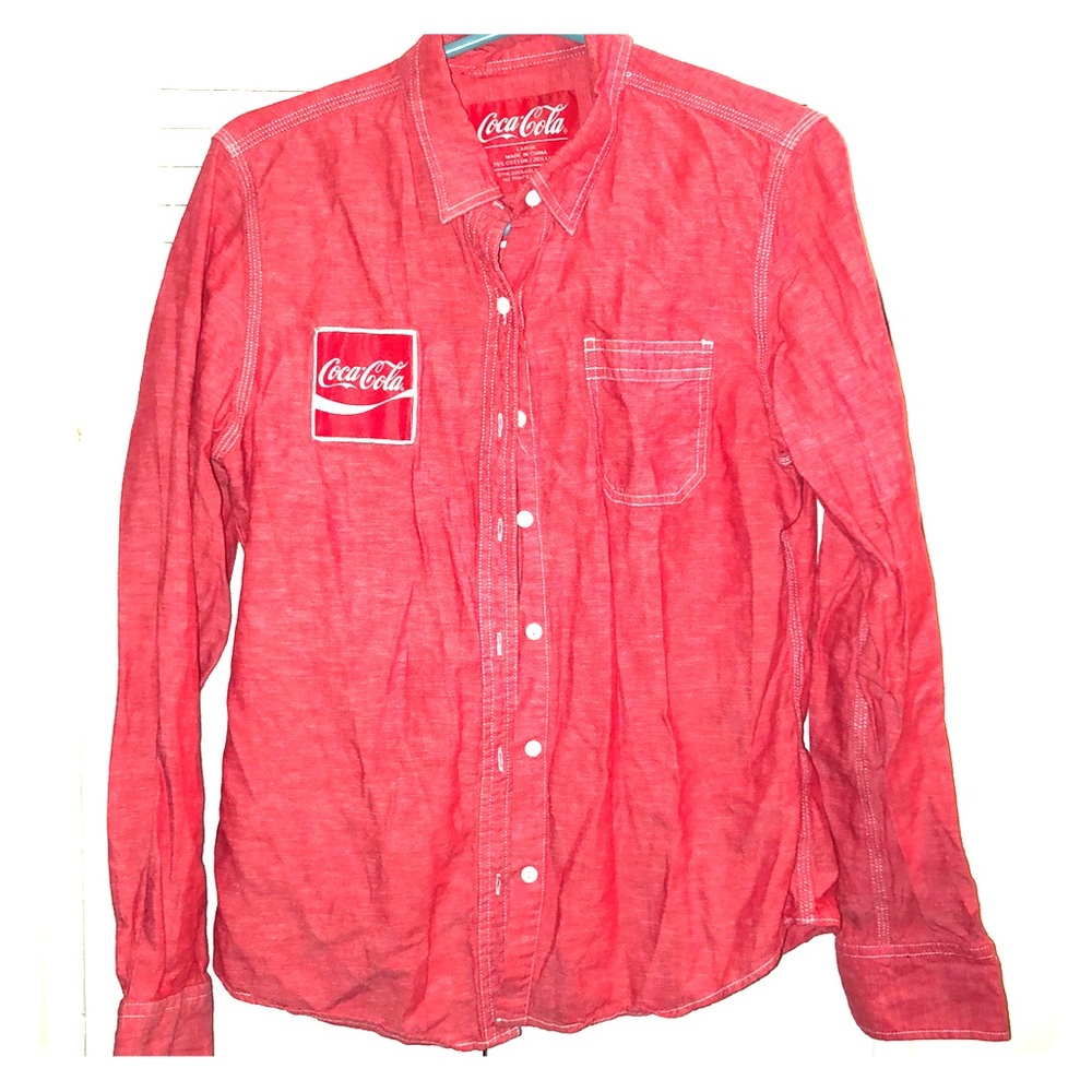 Long sleeve vintage Coca Cola Shirt